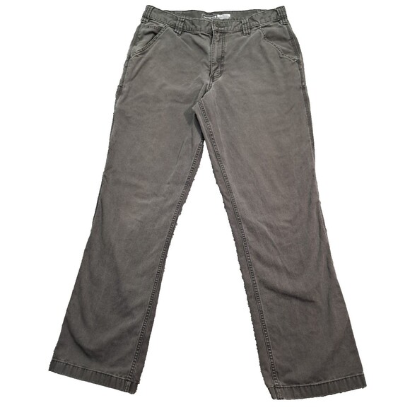Carhartt Blue Jeans Mens Sz 34x34 Straight Leg Denim Relaxed Fit Workwear Canvas - Picture 1 of 13